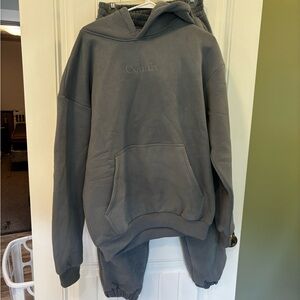 Sky colored comfrt hoodie and sweatpants